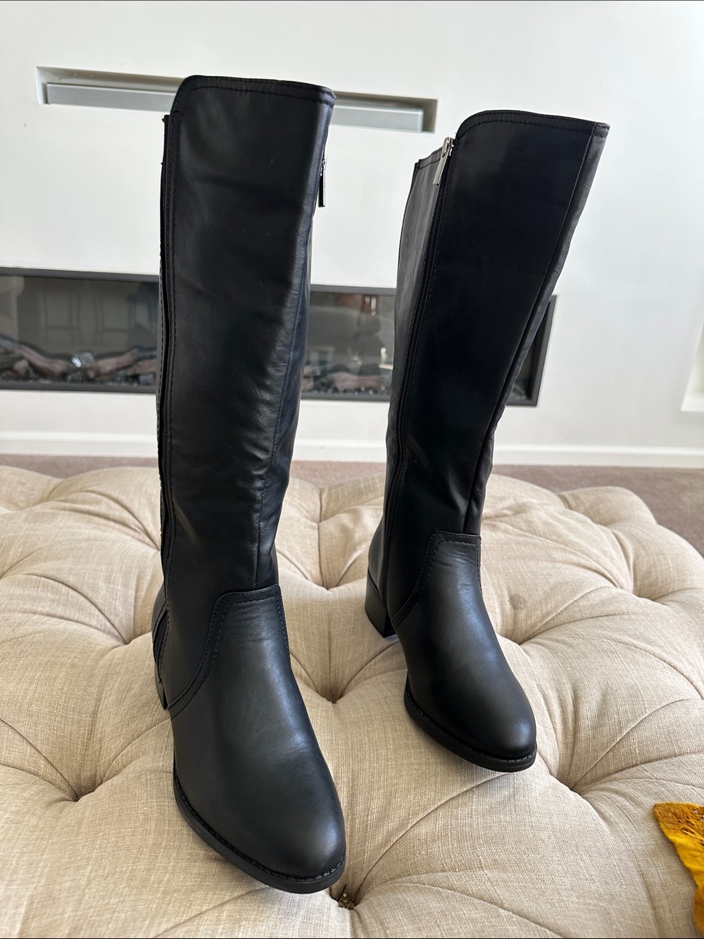 Lane Bryant Black Over-the-Knee Riding Boots size 8w